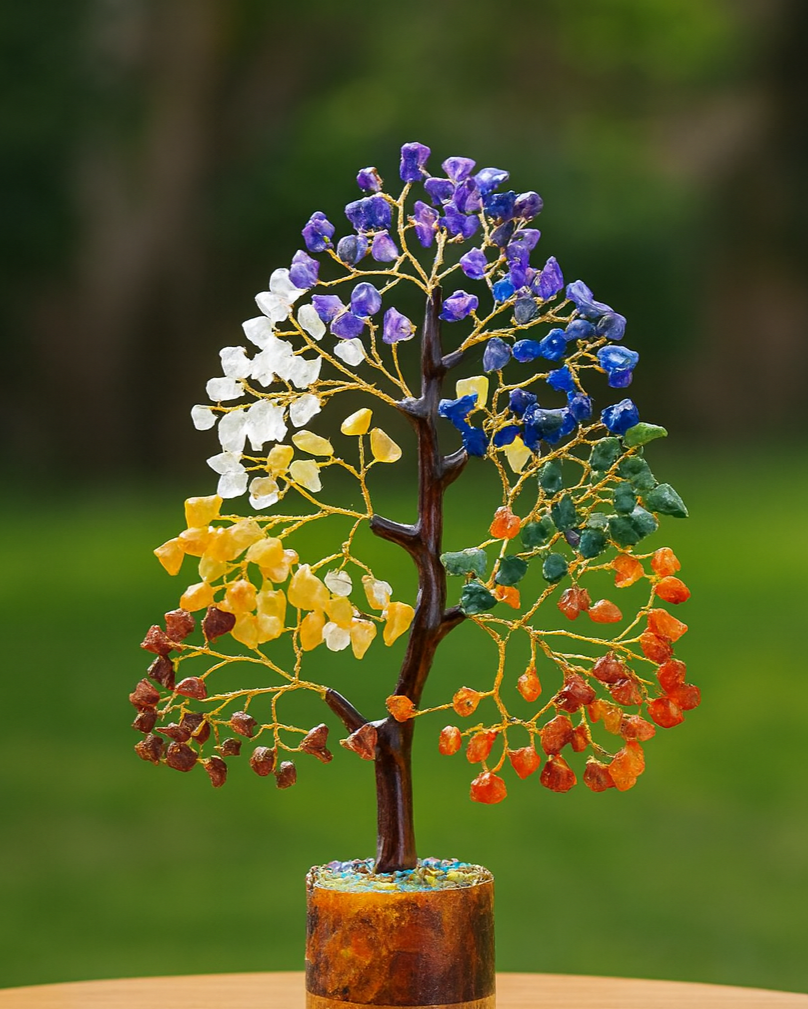 7 chakra Tree - 300 beeds