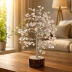 White quartz Tree - 100 beeds