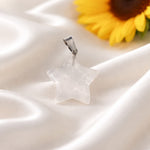 Clear quartz Star pendant