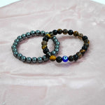 Vastu dhan raksha combo (hematite bracelet + protection bracelet)