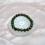 Pyrite bracelet + Selenite plate