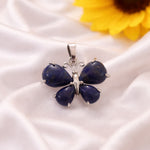 Lapiz lazuli butterfly pendant