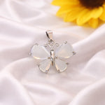 Opalite butterfly pendant