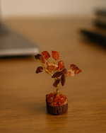 Red carnalian mini tree