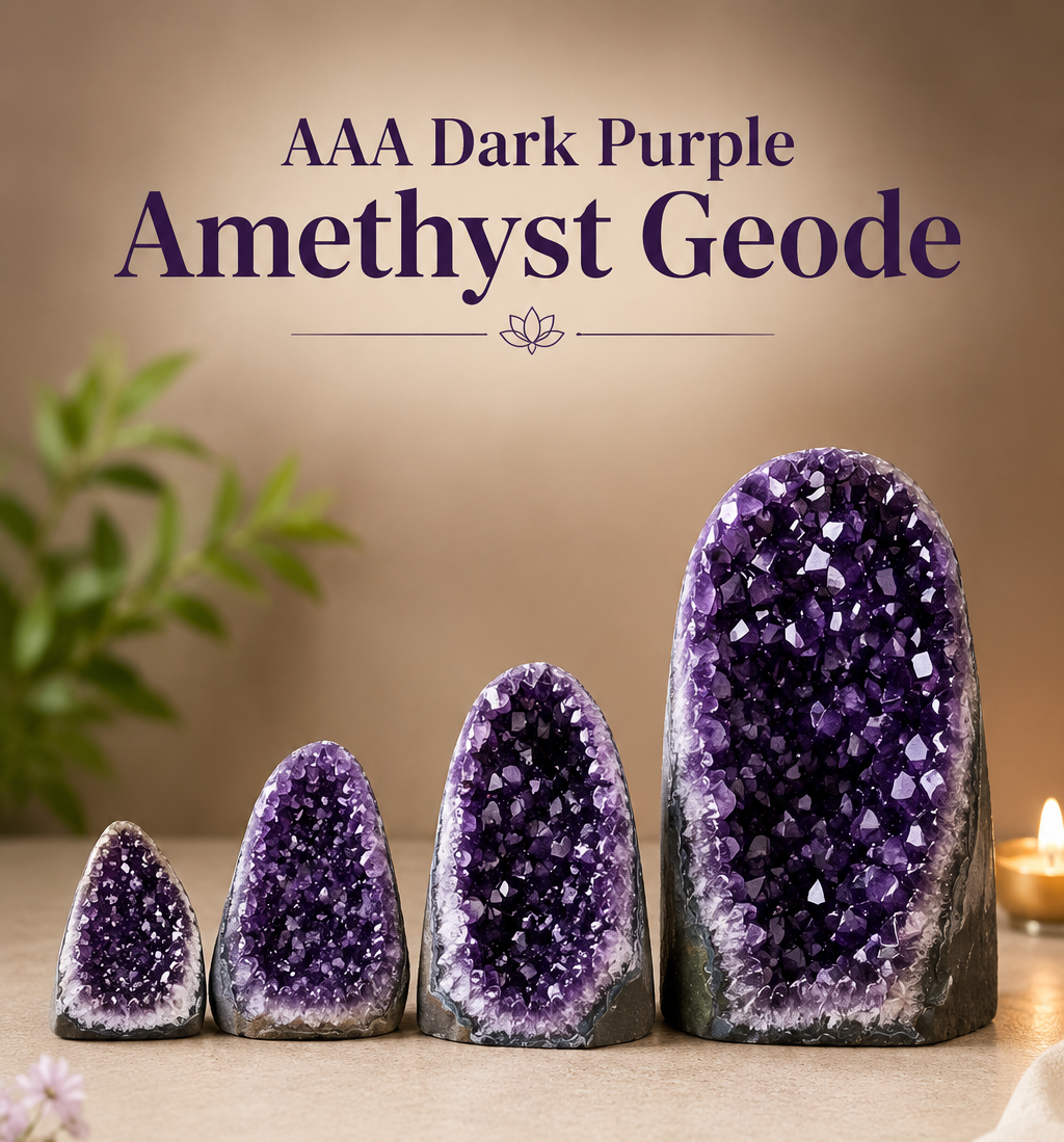 Amethyst geode (Dark Purple AAA Quality)