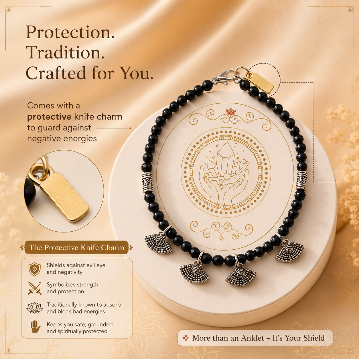 Mystic ghungroo anklet