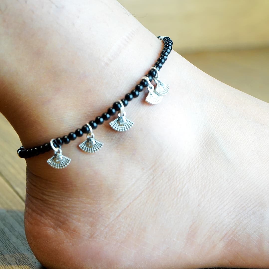 Moonwave anklet