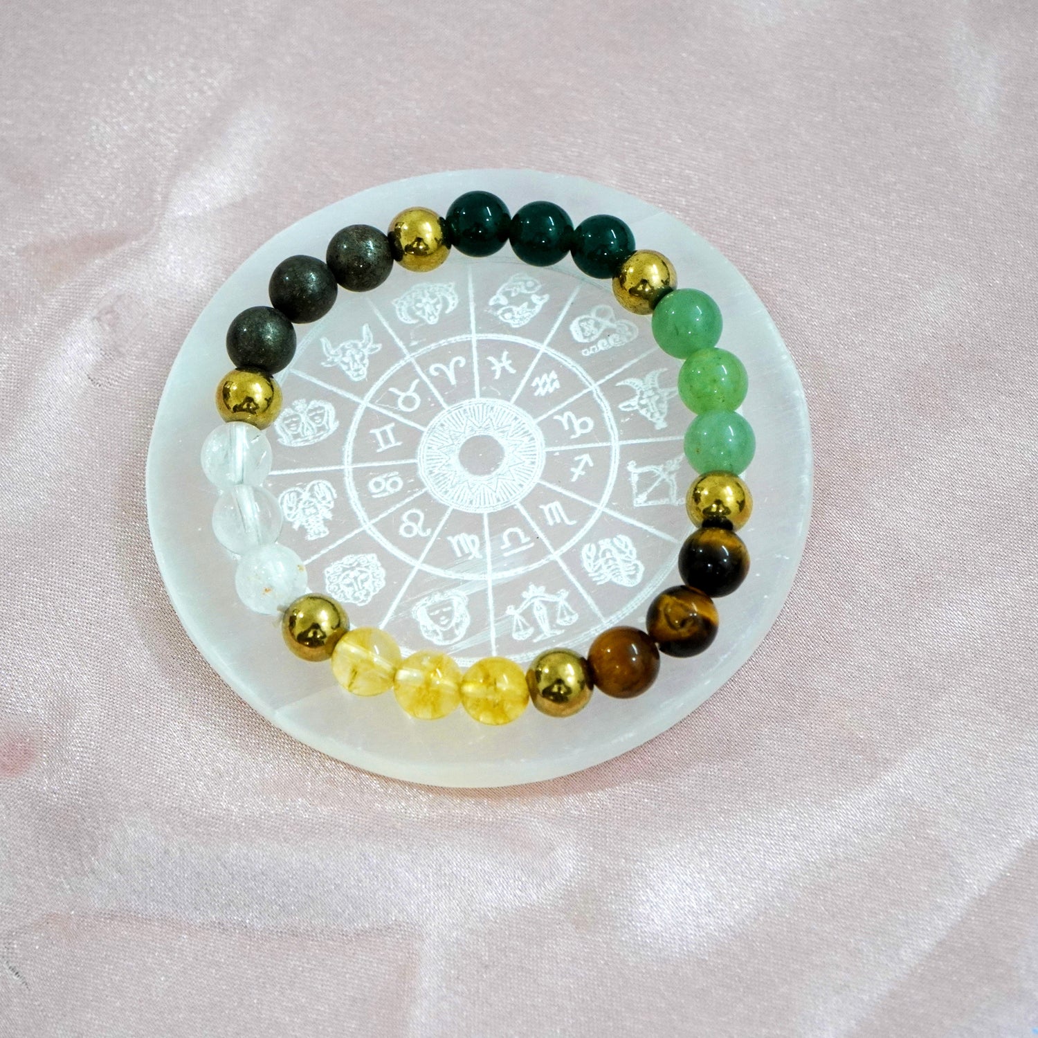 Dhan varsha combo (dhan yog bracelet+selenite plate)