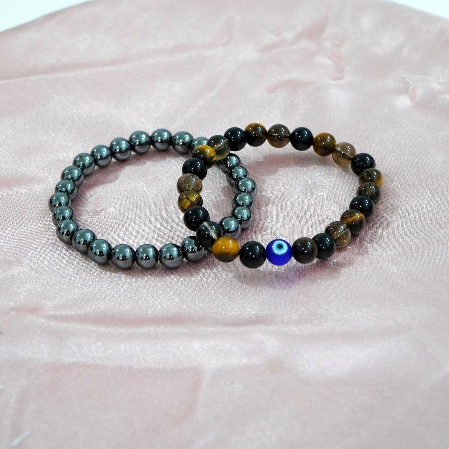 Vastu dhan raksha combo (hematite bracelet + protection bracelet)