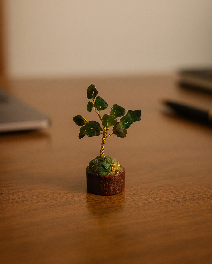 Green jade Tree - 100 beeds