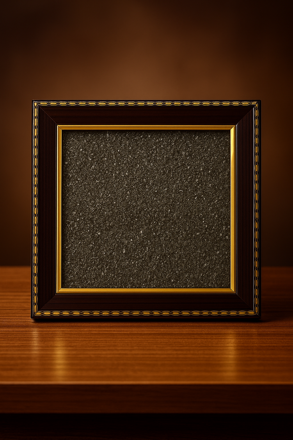 Plain pyrite frame