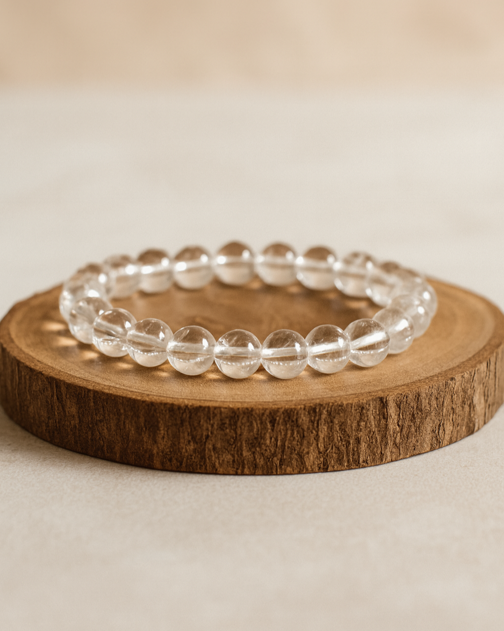 Clear quartz bracelet