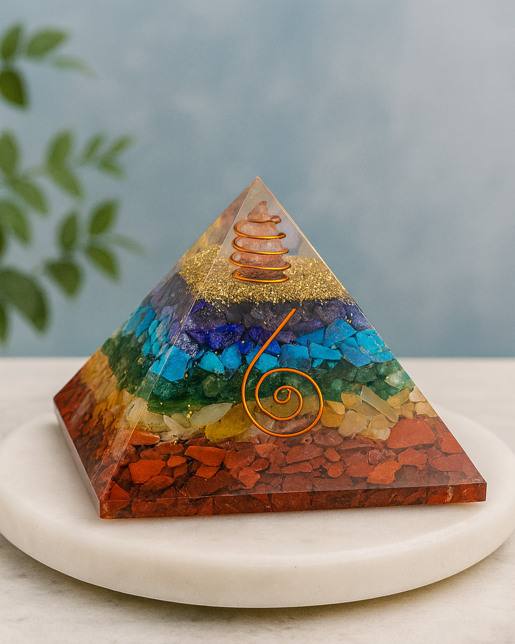 7 chakras pyramid