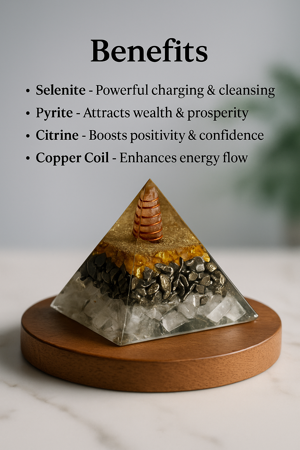 Self charging money magnet pyramid