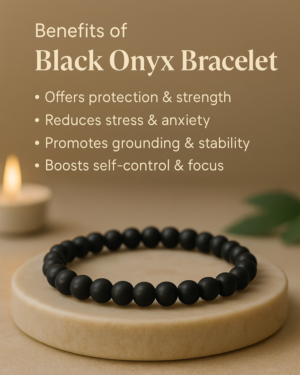 Black onyx bracelet
