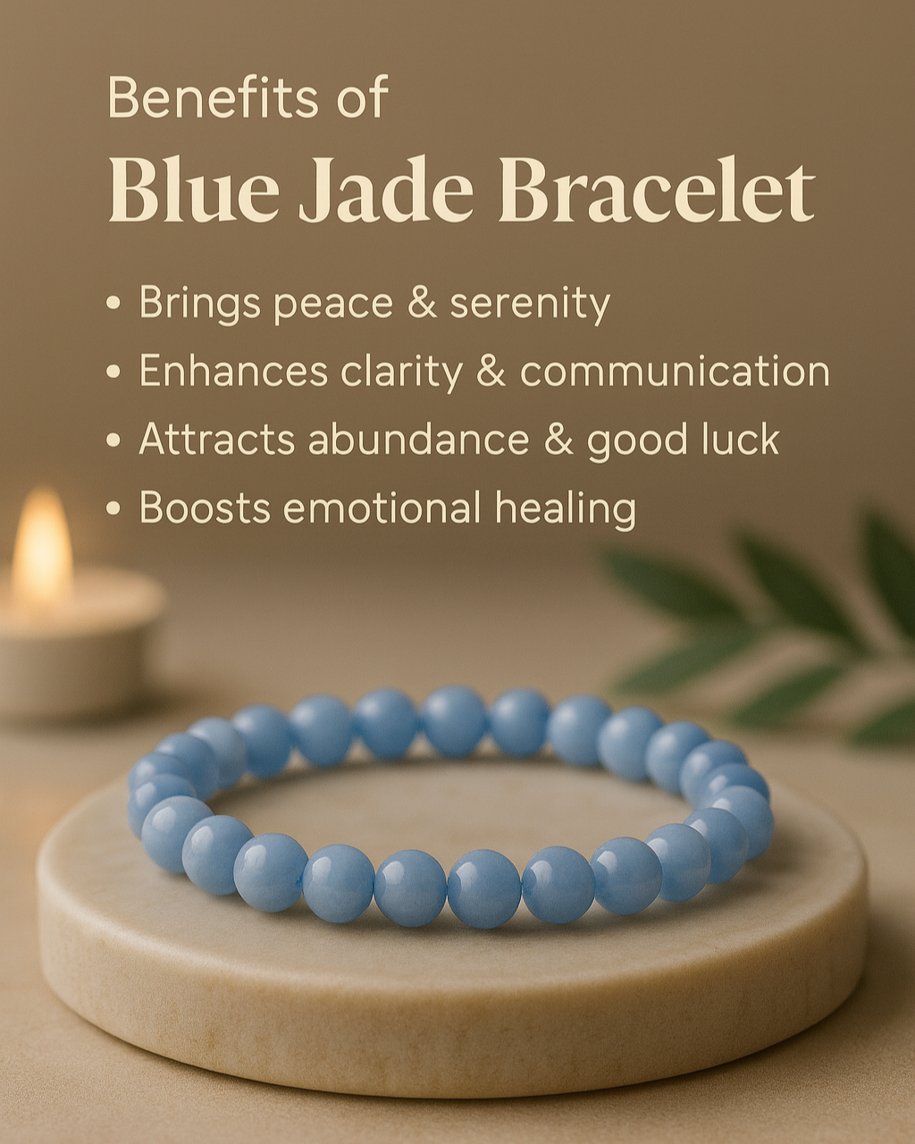 Blue Jade Bracelet