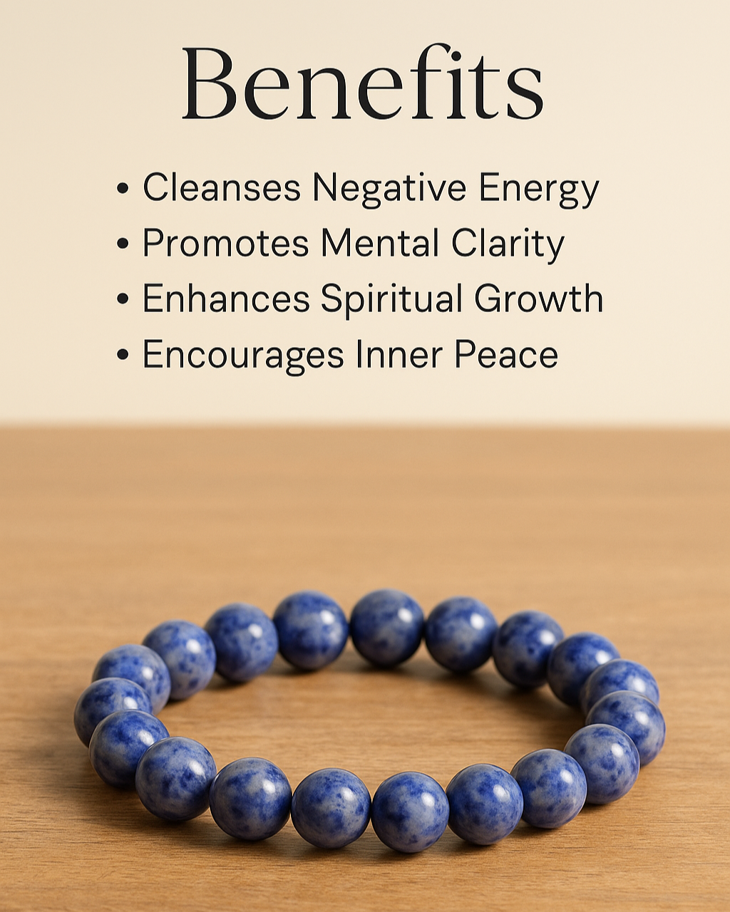 Sodalite bracelet