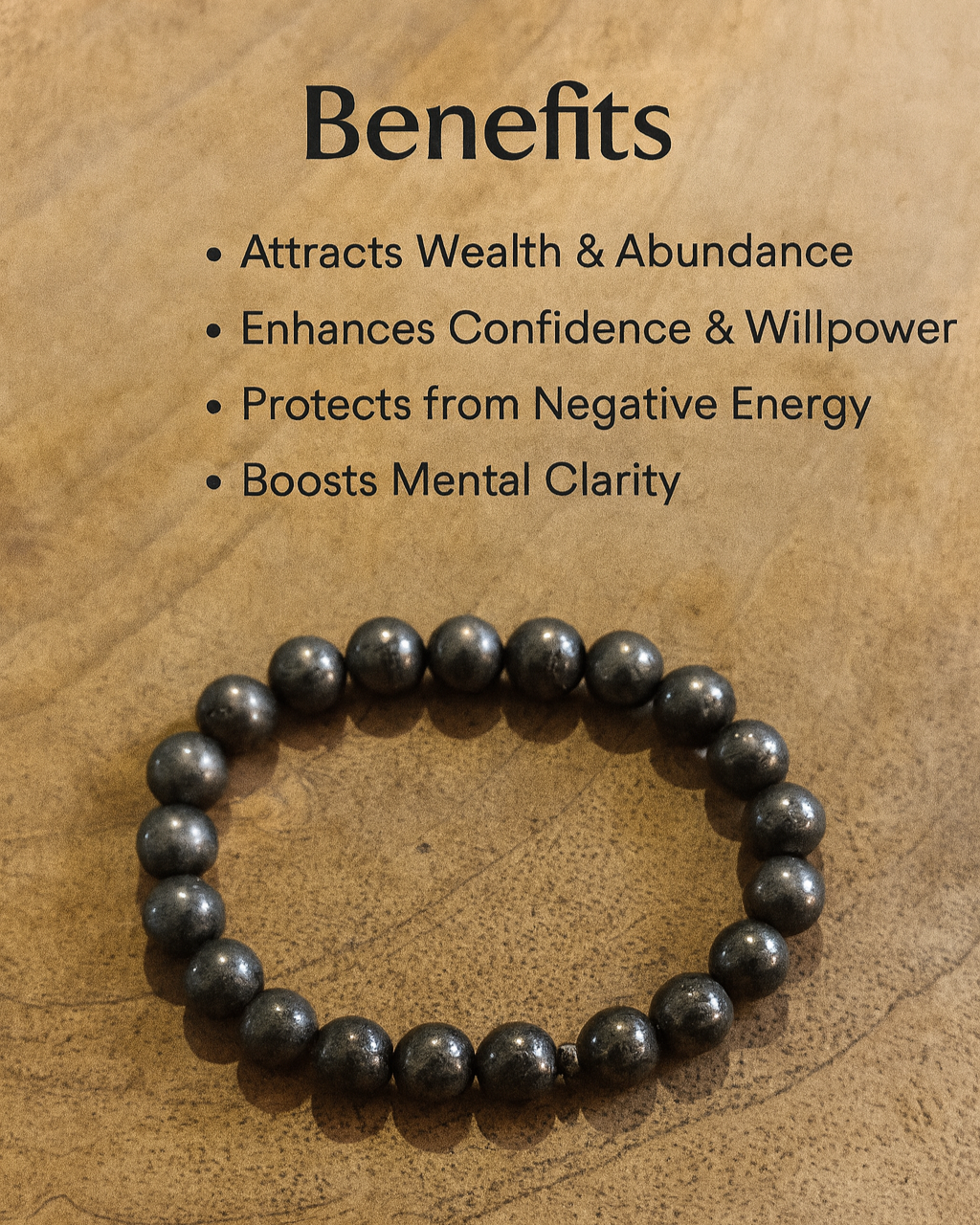 Natural Pyrite bracelet