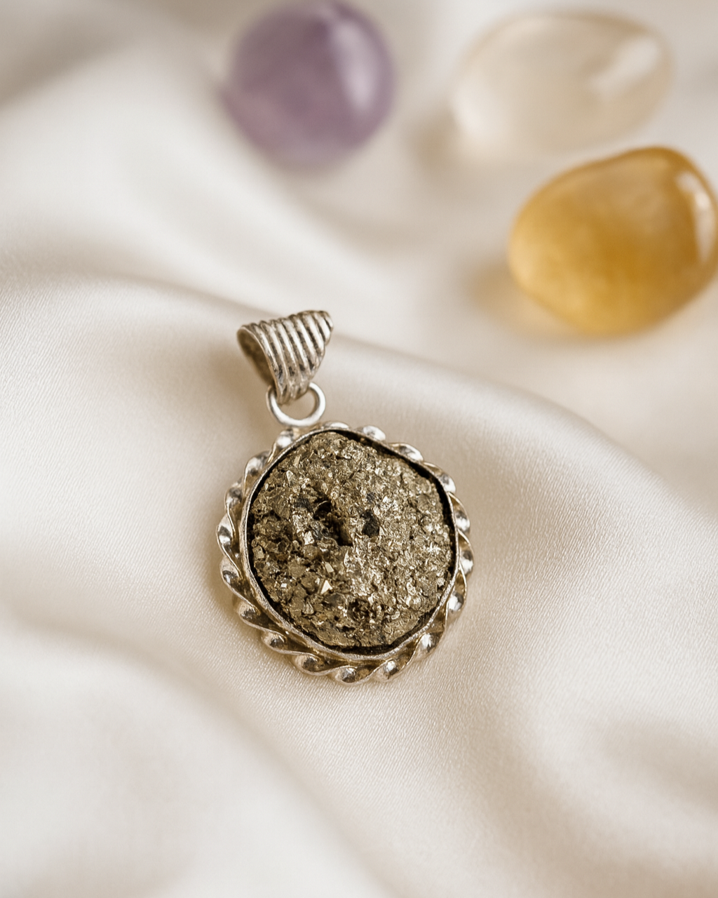Pyrite pendant