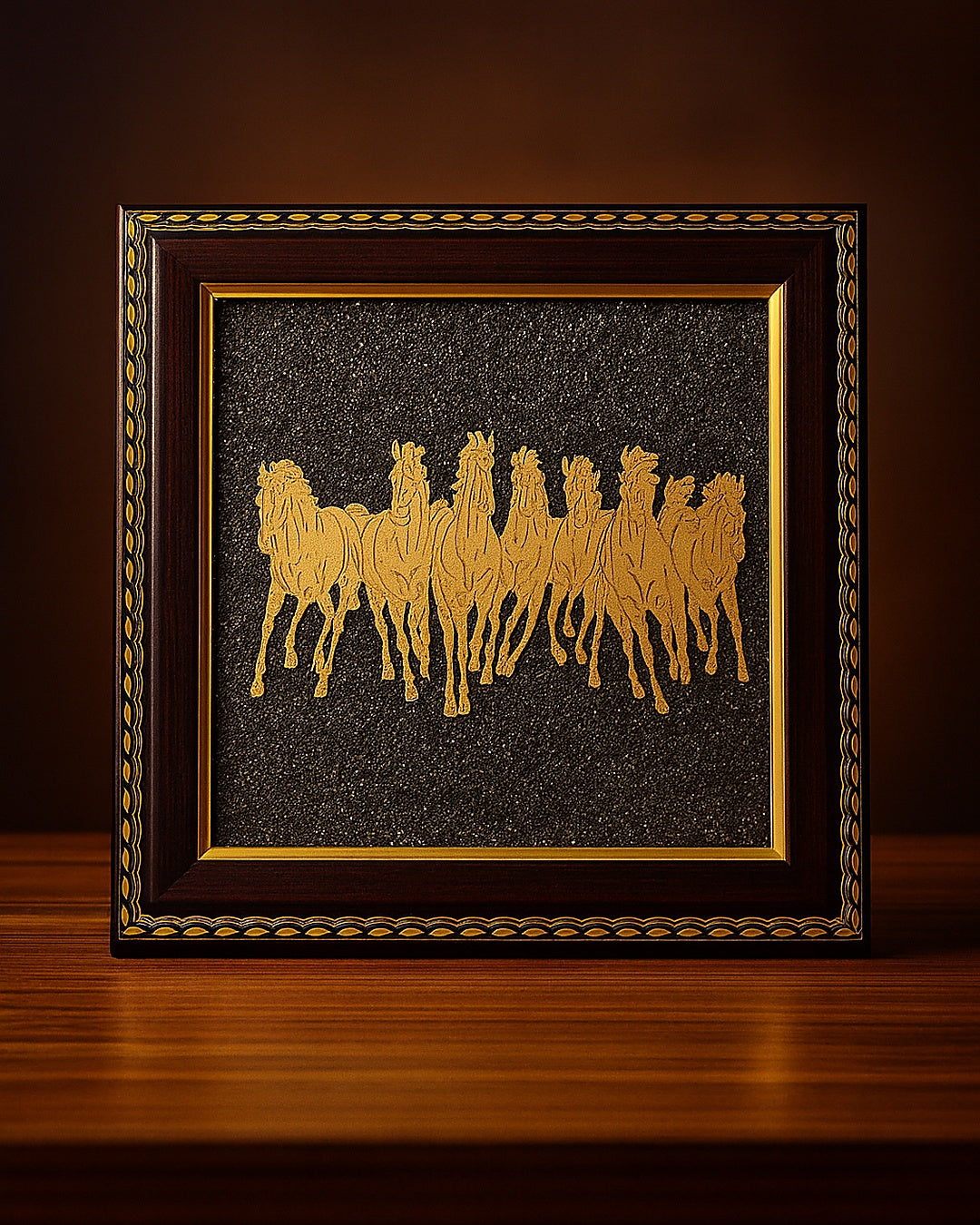 7 horses pyrite frame